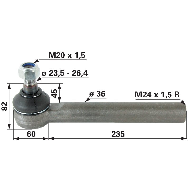 Kugelgelenk M24 x 1,5 IG 247523A1