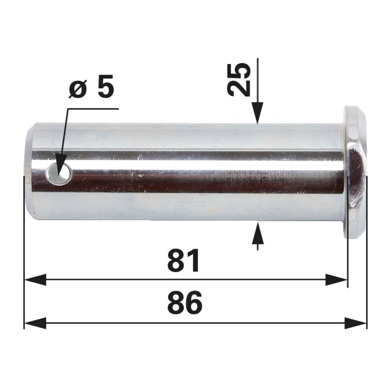 Lenkzylinderbolzen anstelle von Steyr 137700470068