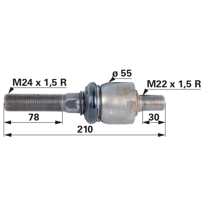 Axialgelenk M22 x 1,5 / M24 x 1,5 311446A1