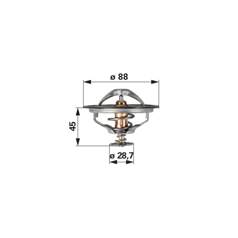 Thermostat 76 Grad anstelle von Steyr 130100061001