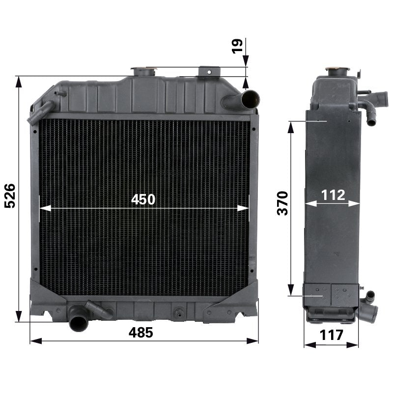 Kühler passend zu Steyr M968/M975 MWM