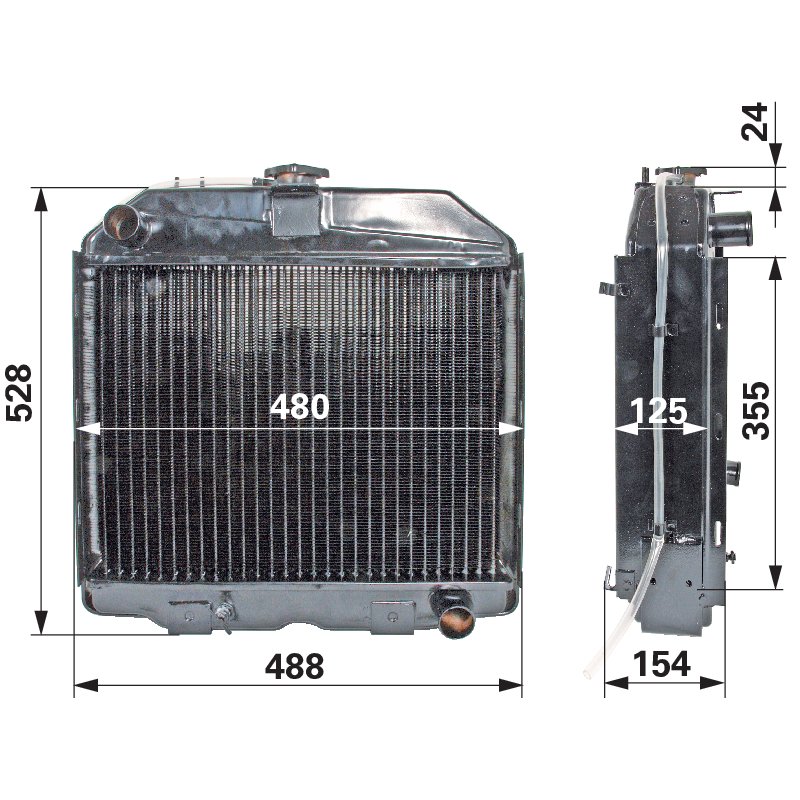 Kühler passend zu Steyr 8045, 942, 948