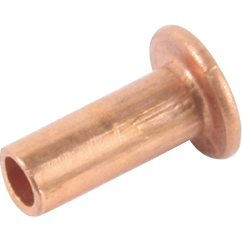 Kupfernieten 4 x 12 mm, 100 Stück