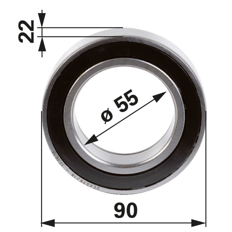 Ausrücklager 55 x 90 x 22 mm