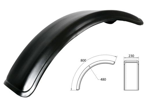 Kunststoffkotflügel HS-PE 2308