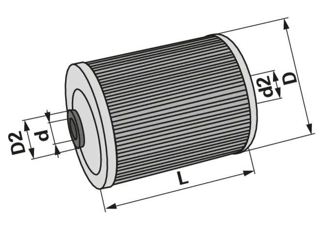 Lenkhilfefilter 2540601 Anstelle von Steyr 480 A 47 0748