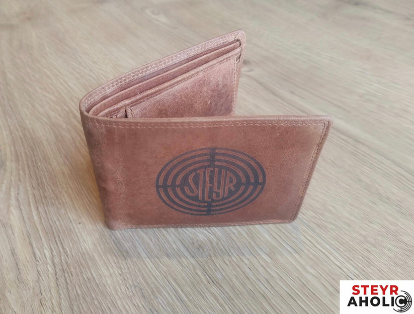 Steyr Leder-Geldtasche (eingebranntes Logo)