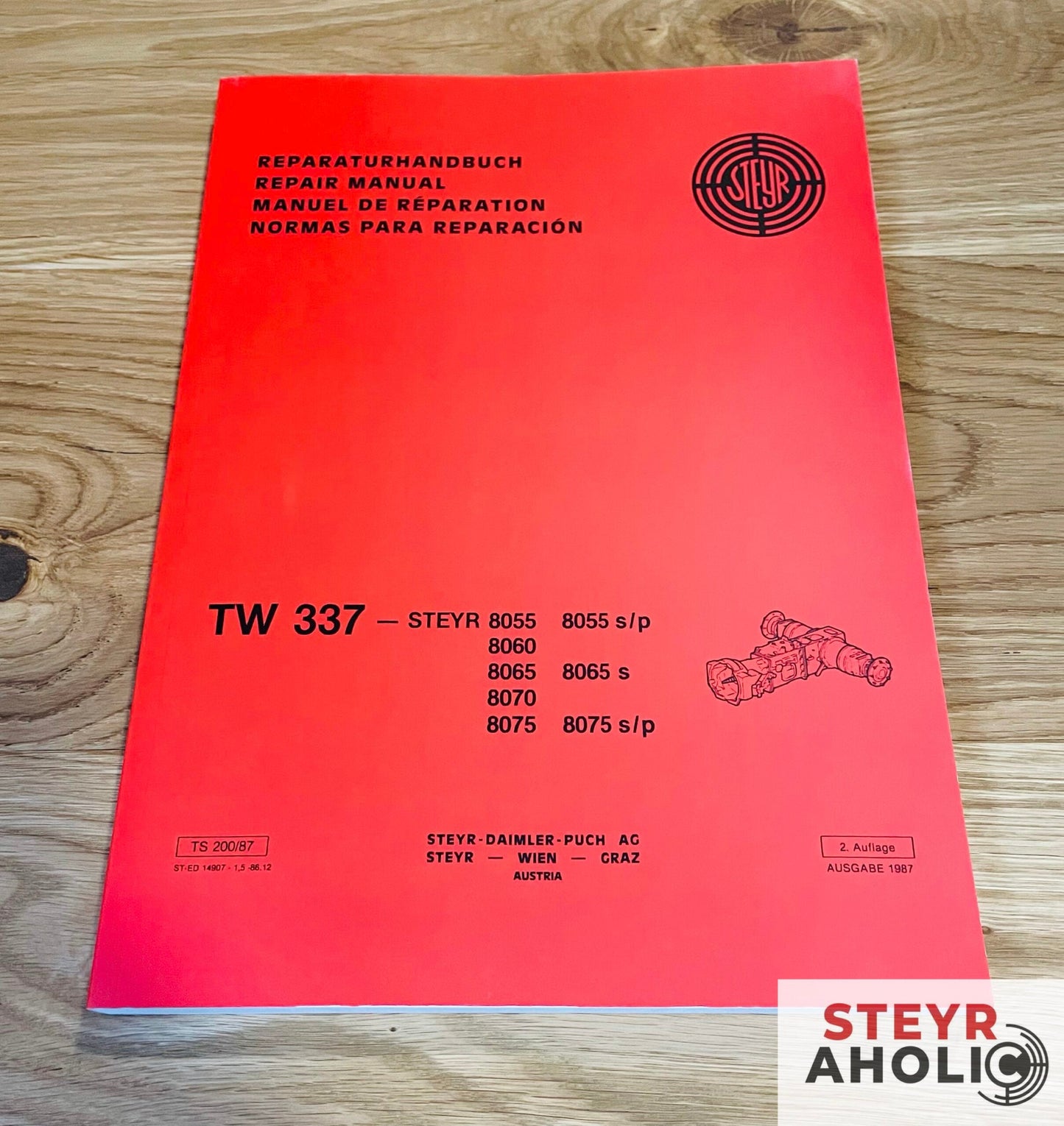 Reparaturhandbuch Steyr Getriebe TW 337