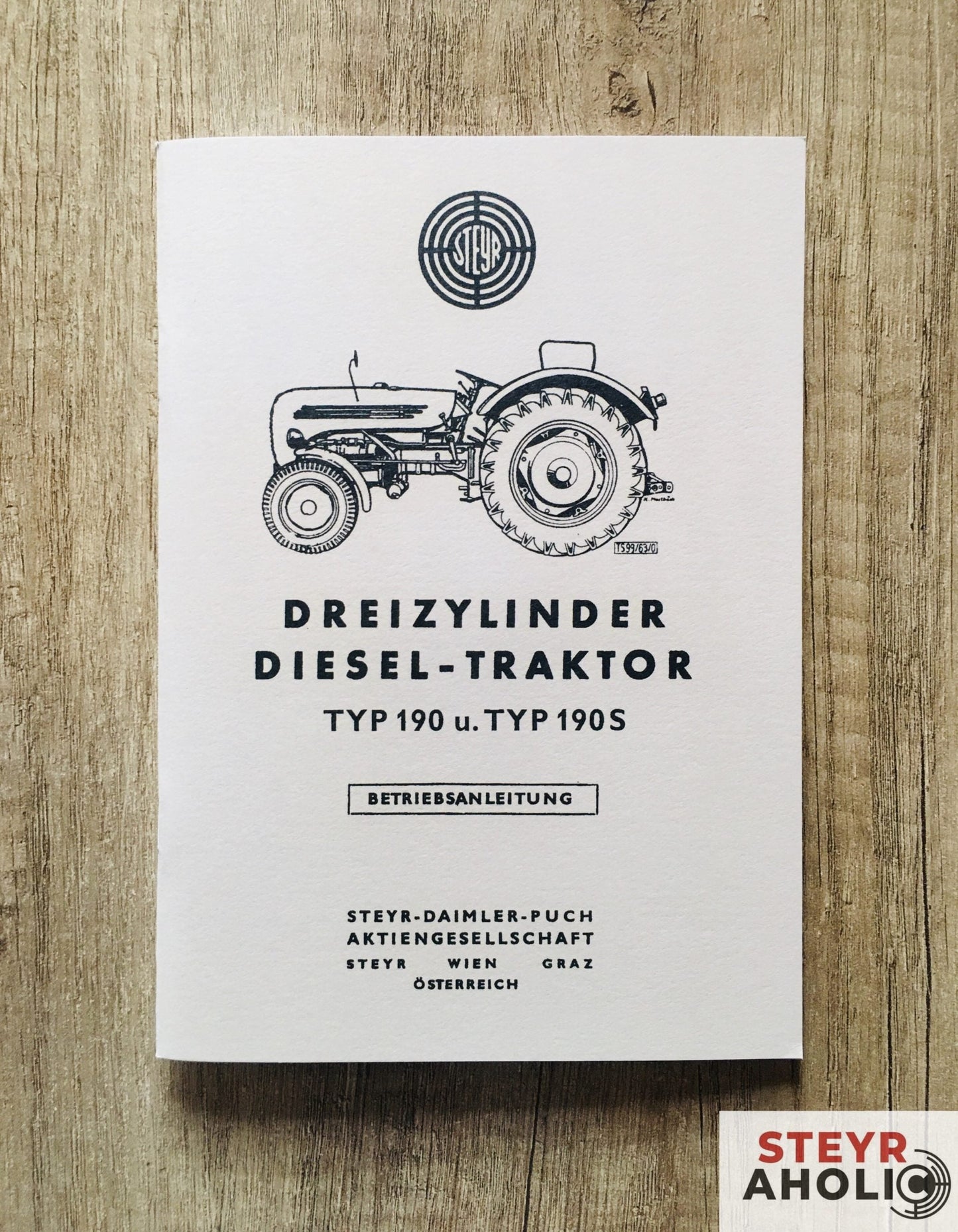 Betriebsanleitung Steyr 190
