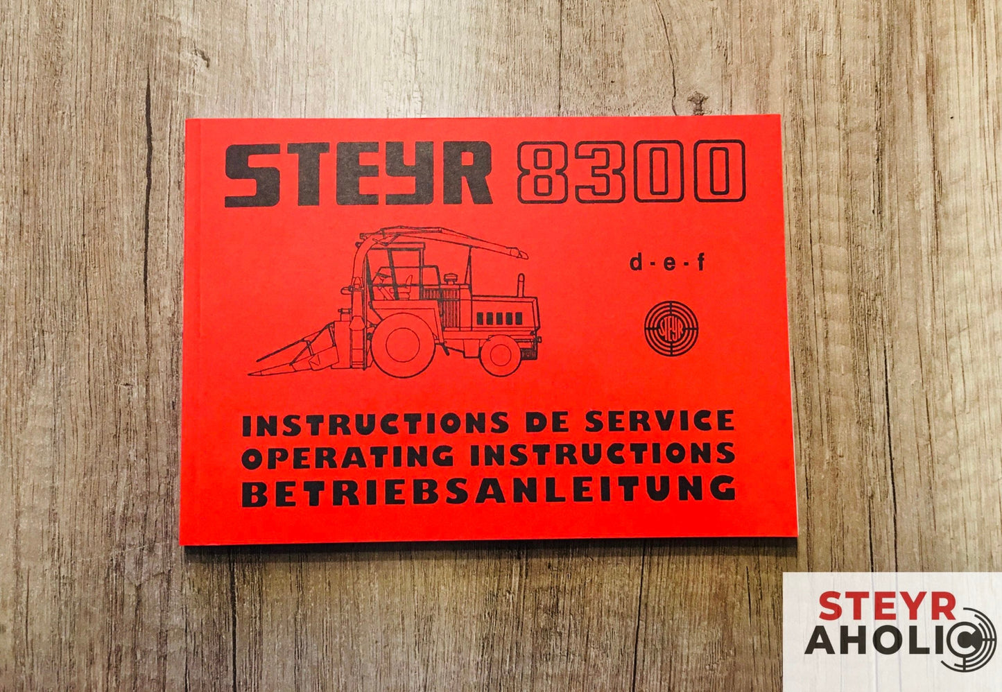 Betriebsanleitung Steyr 8300