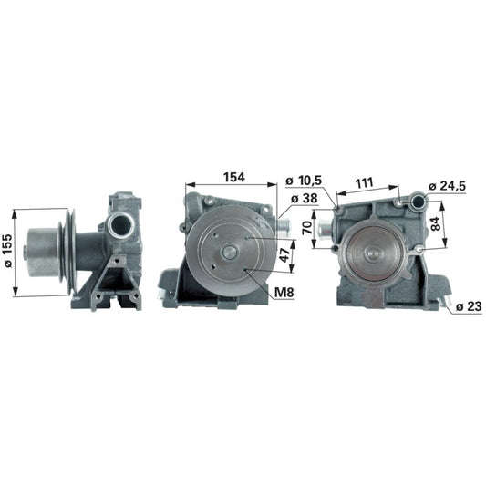 Wasserpumpe anstelle von Steyr 130800060005