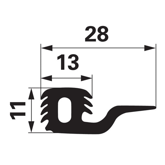 Dichtungsprofil zu SK1 Türe 1-34-261-001