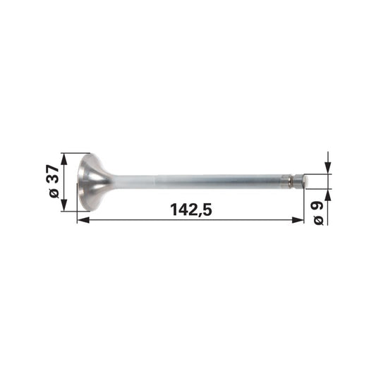 Auslassventil passend zu Steyr WD311, WD411, WD611