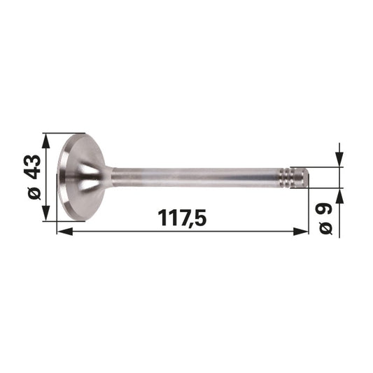 Auslassventil passend zu MWM-Motor TD226B