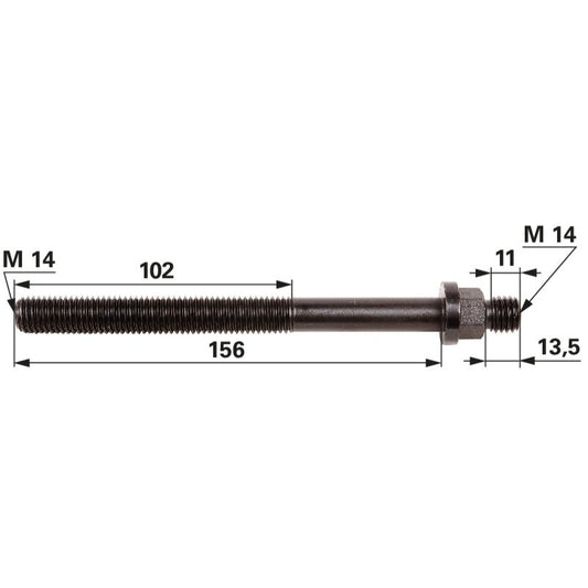 Zylinderkopfschraube M14 passend zu MWM-Motor 130100010733