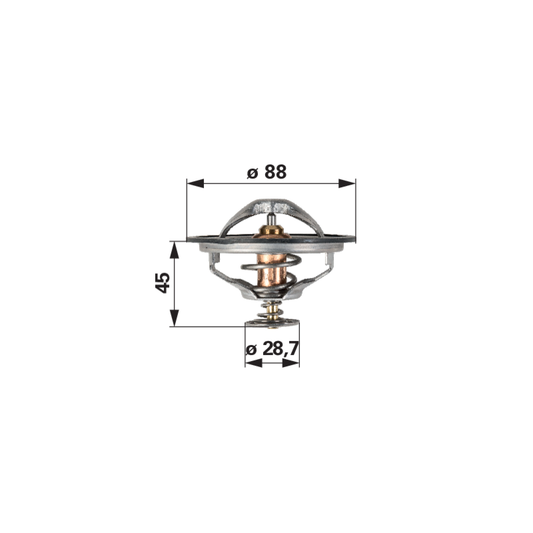 Thermostat 76 Grad anstelle von Steyr 130100061001