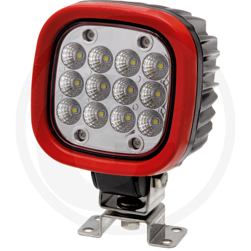 Arbeitsscheinwerfer LED mit roter Umrandung