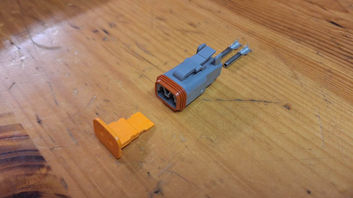 "Deutsch" Steckerset 2-pol komplett DT Serie männlich