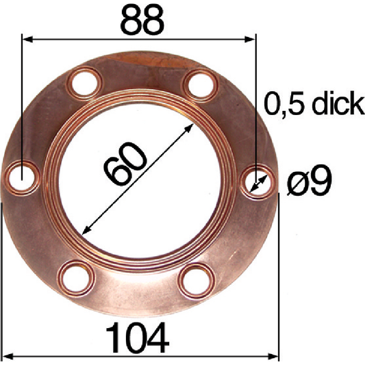 Dichtung zu Turbo 161260110014