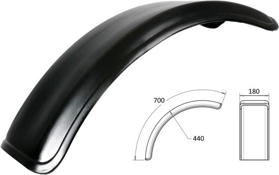 Kunststoffkotflügel HS-PE 1807