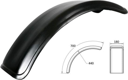 Kunststoffkotflügel HS-PE 1807
