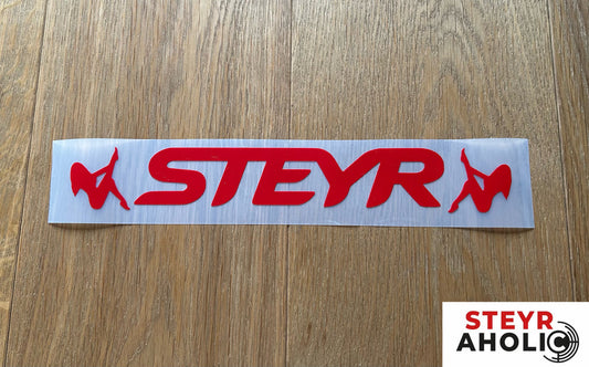 Aufkleber "Steyr Girls" rot