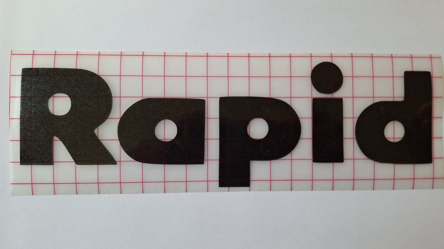 Aufkleber ``Rapid schwarz``