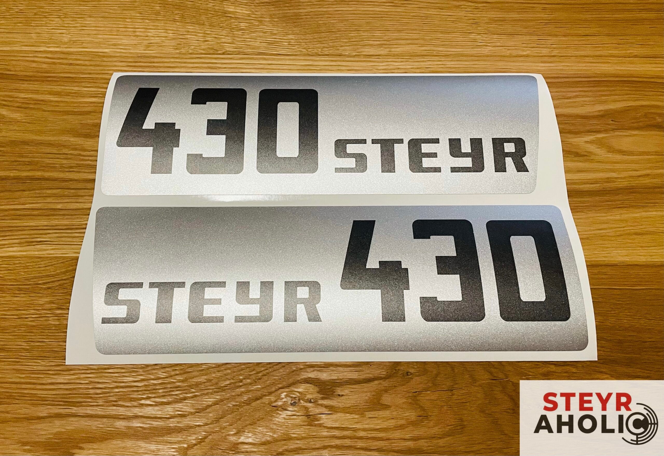 Steyr Sticker Steyr 430 Aufkleberset – Steyraholic Partnershop – Andreas Lanter