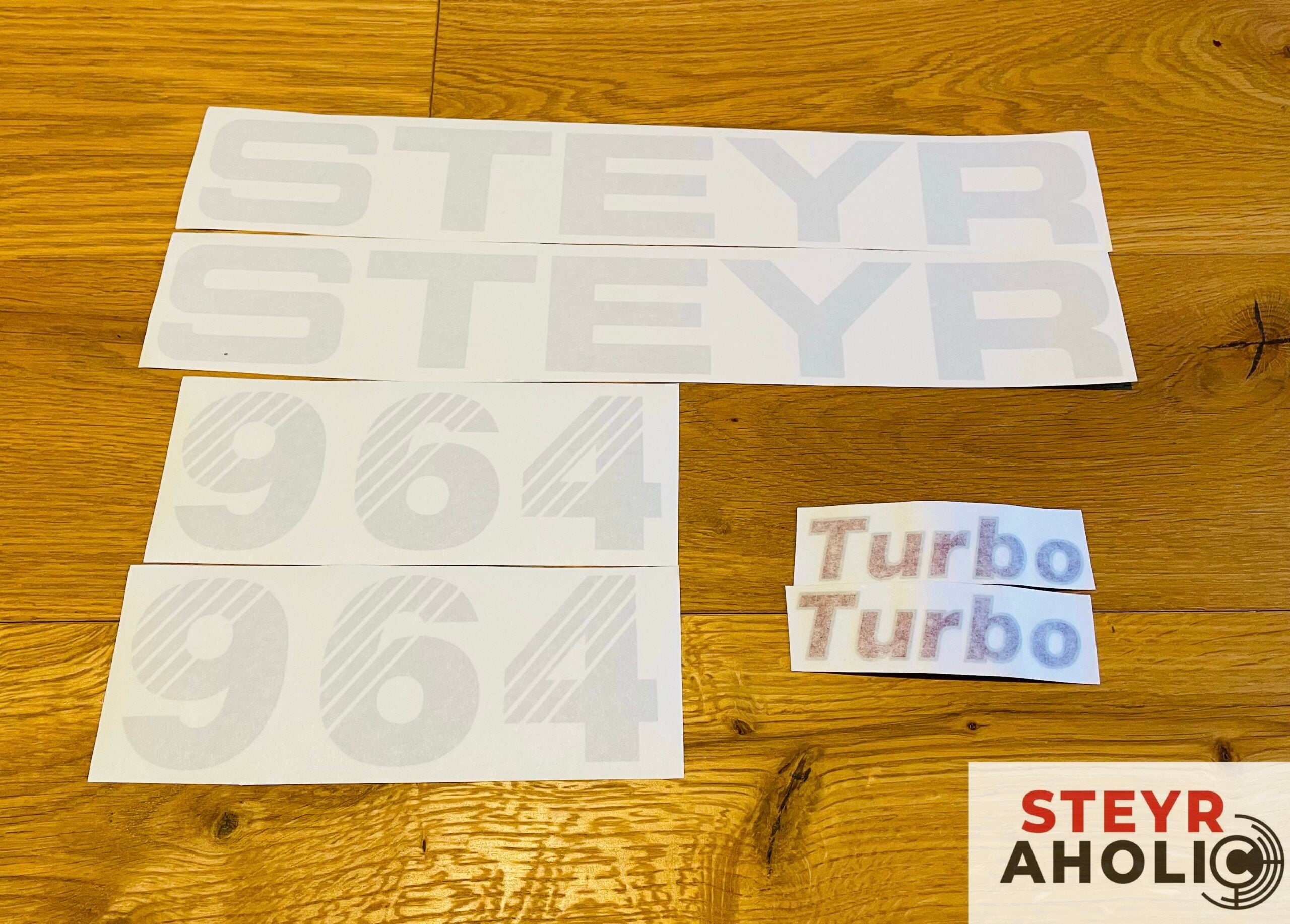 Steyr Sticker Steyr 964 Turbo MWM Aufkleberset – Steyraholic Partnershop – Andreas Lanter