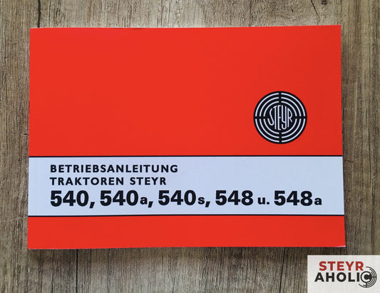 Betriebsanleitung Steyr 540/540a/540s/548/548a