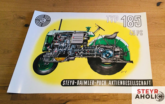 Steyr 185 Schnittposter