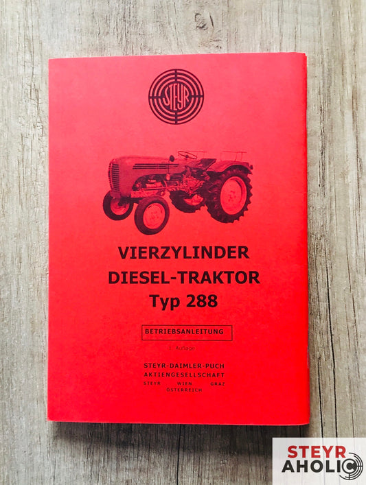 Betriebsanleitung Steyr 288