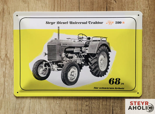 Steyr - Blechschild 280a