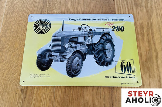 Steyr - Blechschild 280