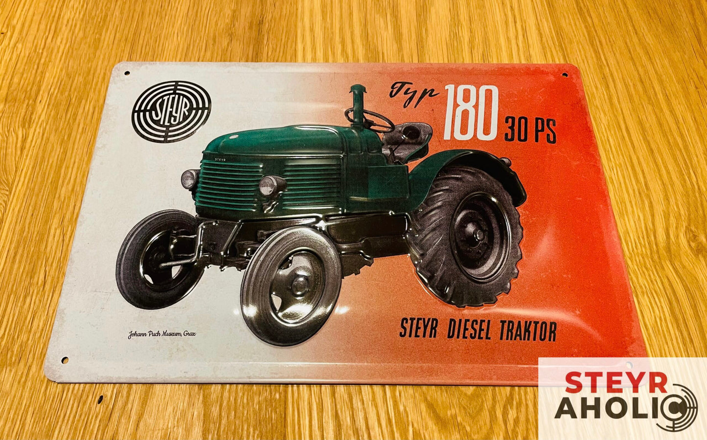 Steyr - Blechschild 180 (30er)