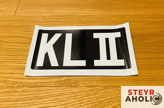 Aufkleber Klasse 2 "KL II"